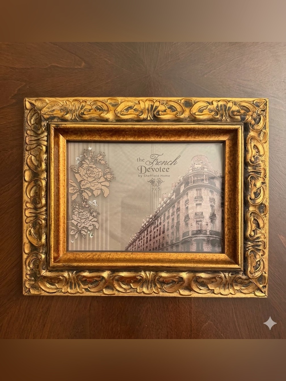 Sheffield Home Gold Ornate Picture Frame 5x7 Vintage Baroque French Country